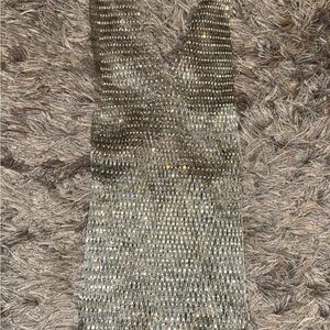 Elegant See Through Rhinestone Top